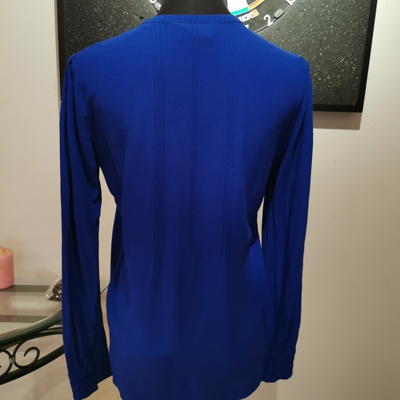 Ba&sh Popover Top Royal Blue - Picture 9 of 10